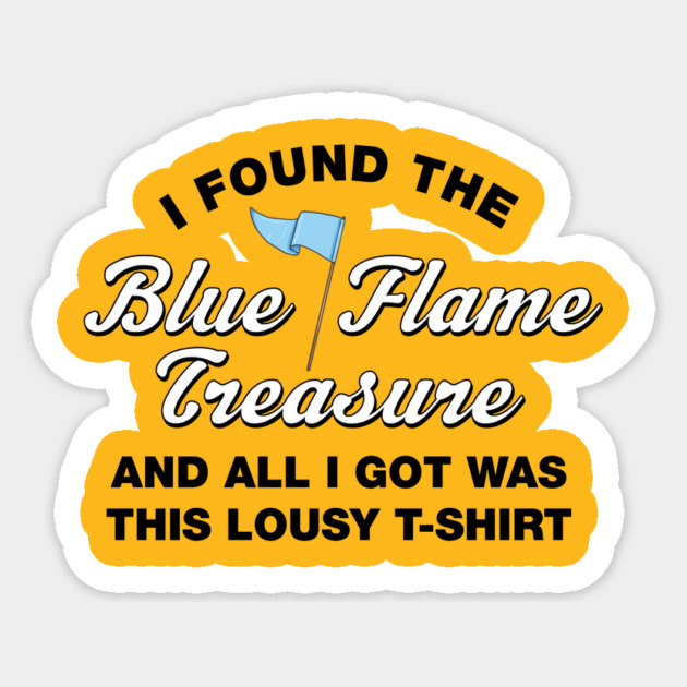 Blue Flame! Sticker by GZM Podcasts