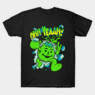 OHH YEAH! Kool Aid Man Lime T-Shirt
