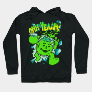 OHH YEAH! Kool Aid Man Lime Hoodie