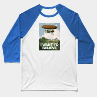 I Want To Believe - Dreamfinder & Figment Baseball T-Shirt
