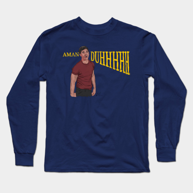Can't Hardly Wait: AmanDUHHH Long Sleeve T-Shirt by 51Deesigns