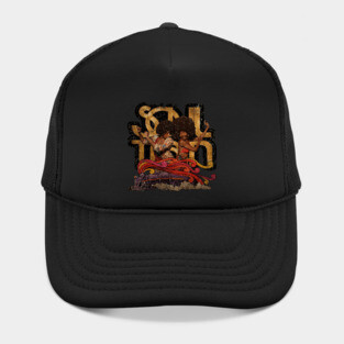 Soul Train Vintage Look Fan Design Hat
