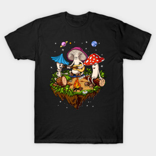 Magic Mushrooms Psychedelic Party T-Shirt
