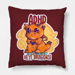ADHD Dragon Pillow