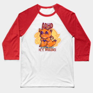 ADHD Dragon Baseball T-Shirt