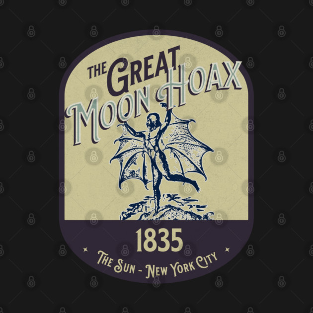 The Great Moon Hoax - The Sun 1835 New York City by Yesteeyear