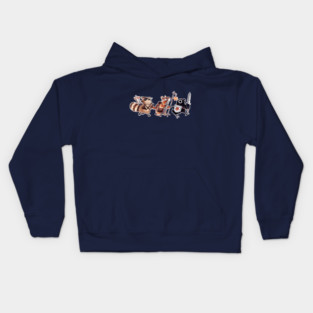 Adventuring Party Goes-A-Hunting Kids Hoodie