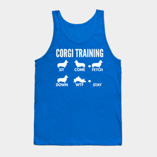 Corgi Training Corgi Dog Tricks Tank Top