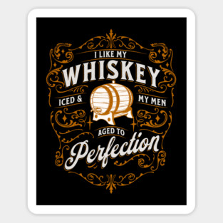 I like My Whiskey Iced Magnet