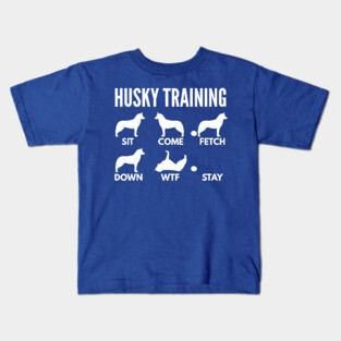 Husky Training Husky Dog Tricks Kids T-Shirt