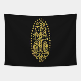 Coptic Jerusalem Tattoo - Crucifixion Tapestry