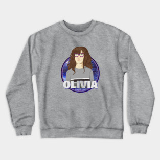 Y2K Audio Drama Podcast Character Design - Olivia Crewneck Sweatshirt