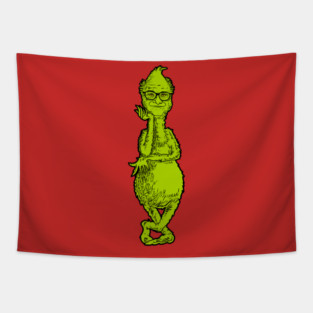 Danny DeVito is The Grinch Tapestry