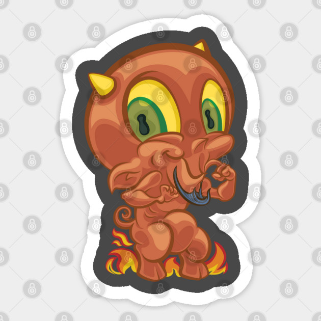 lil devil Sticker by majanation