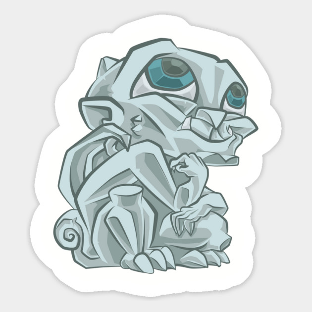gargoyle Magnet by majanation