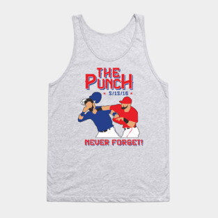 the punch dont mess with texas rangers Tank Top