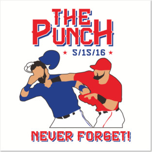 the punch dont mess with texas rangers Posters and Art