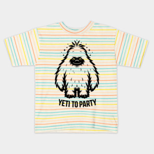Yeti To Party Kids T-Shirt