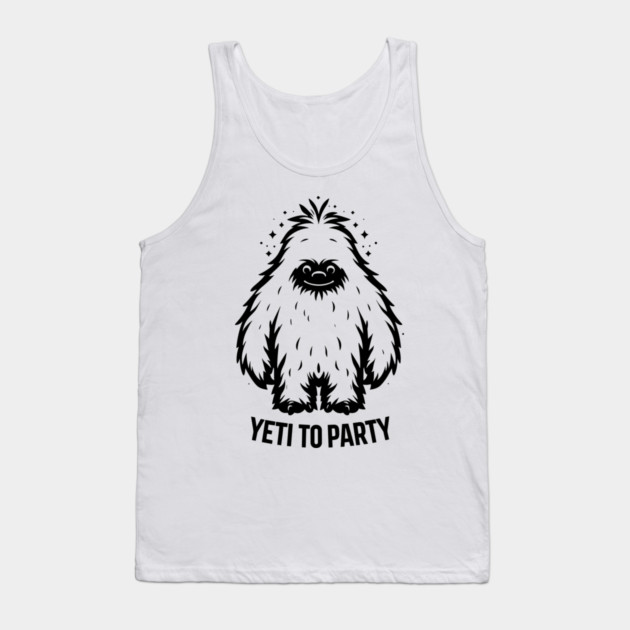 Yeti To Party Tank Top by Frank Ring