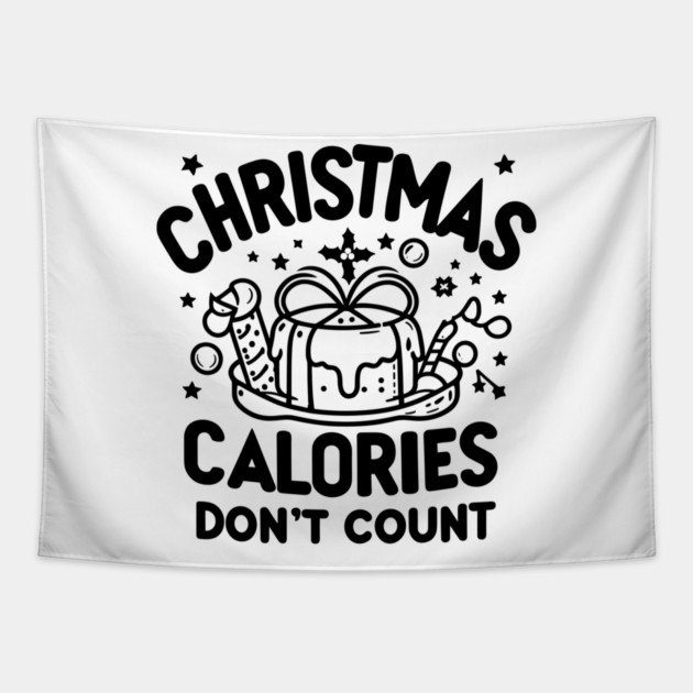 Christmas Calories Don't Count Tapestry by Frank Ring