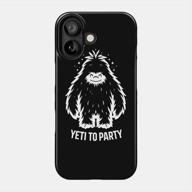 Yeti To Party Phone Case by Frank Ring