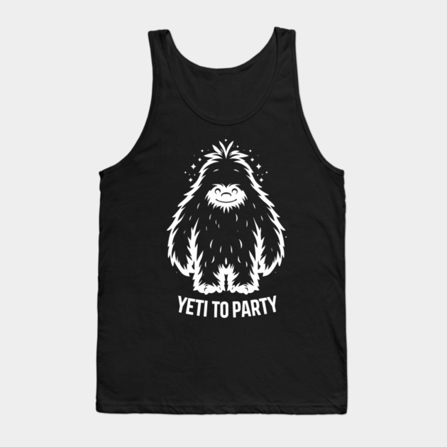 Yeti To Party Tank Top by Frank Ring