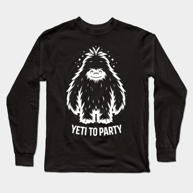 Yeti To Party Long Sleeve T-Shirt by Frank Ring