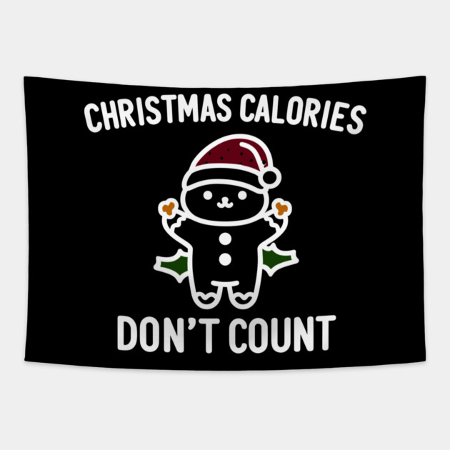 Christmas Calories Don't Count Tapestry by Frank Ring