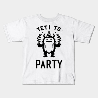 Yeti To Party Kids T-Shirt