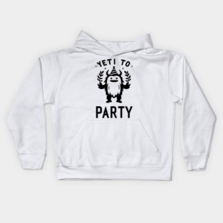 Yeti To Party Kids Hoodie