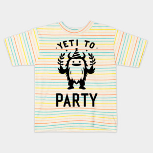 Yeti To Party Kids T-Shirt