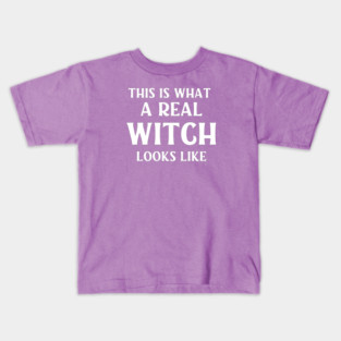 This is What a Real Witch Looks Like Cheeky Witch® Kids T-Shirt