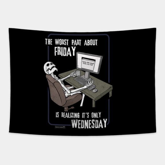 Major Let Down Tapestry by Tommy Devoid