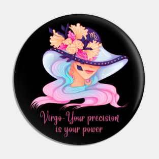 Virgo Birth Sign Pin