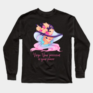 Virgo Birth Sign Long Sleeve T-Shirt