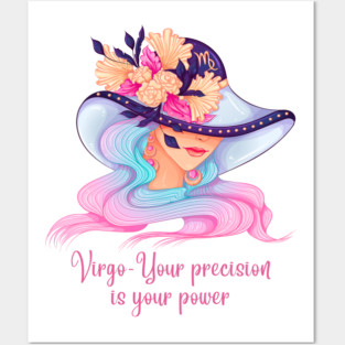 Virgo Birth Sign Posters and Art