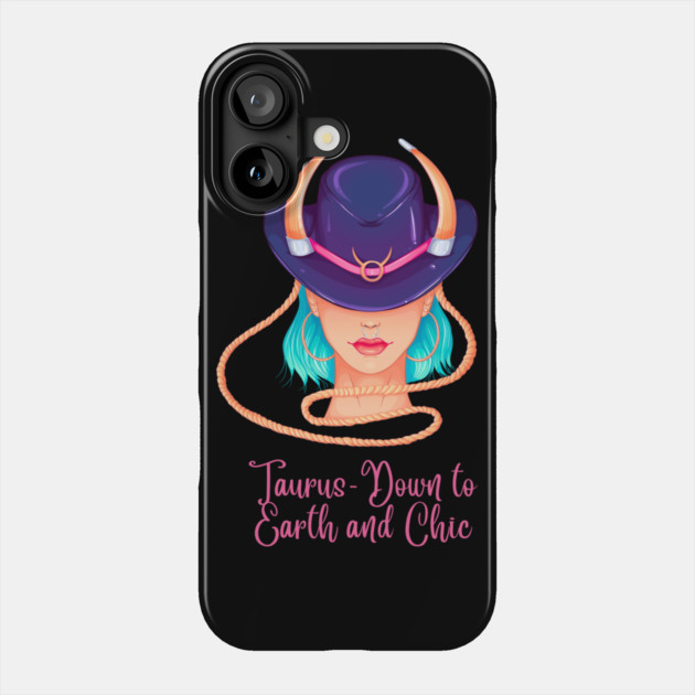 Taurus Birth Sign Phone Case by BirdsnStuff