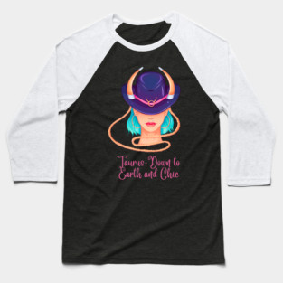 Taurus Birth Sign Baseball T-Shirt