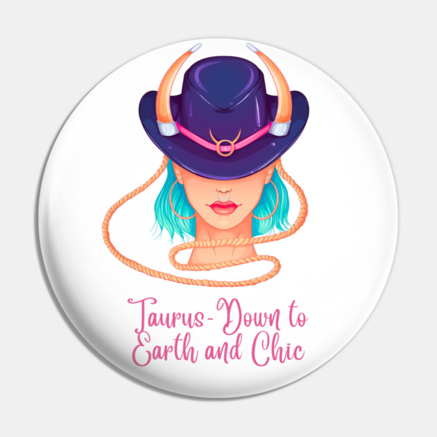 Taurus Birth Sign Pin by BirdsnStuff