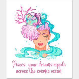 Pisces Birth Sign Posters and Art