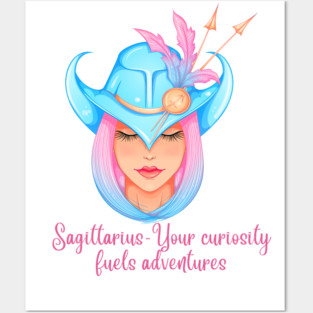 Sagittarius Birth Sign Posters and Art