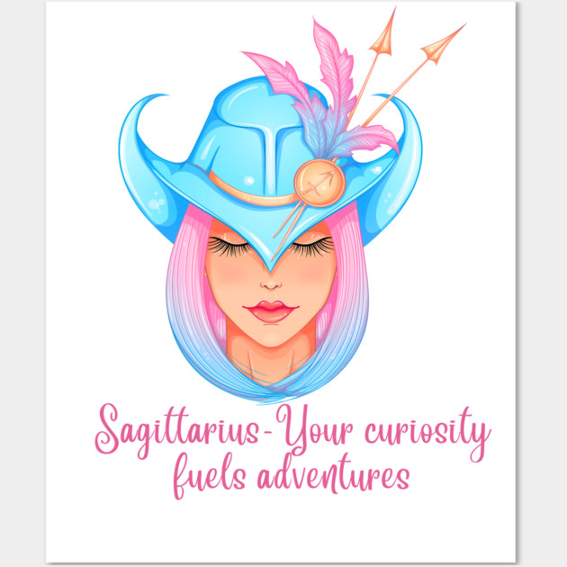 Sagittarius Birth Sign Wall Art by BirdsnStuff