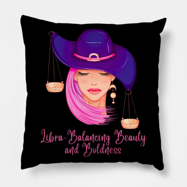 Libra Birth Sign Pillow by BirdsnStuff