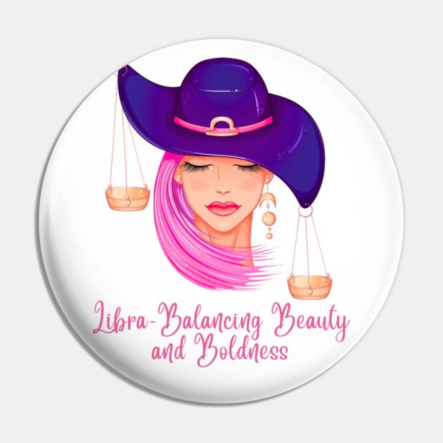 Libra Birth Sign Pin by BirdsnStuff