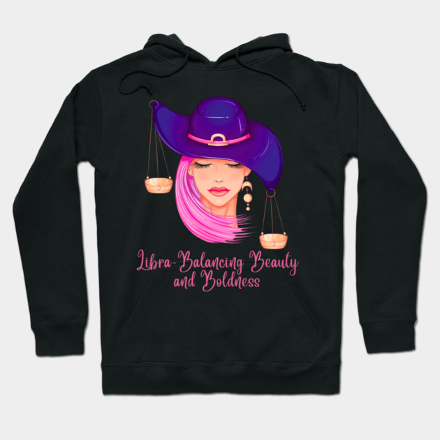 Libra Birth Sign Hoodie by BirdsnStuff