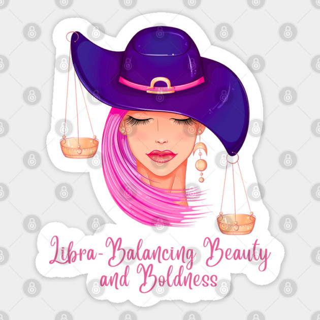 Libra Birth Sign Sticker by BirdsnStuff