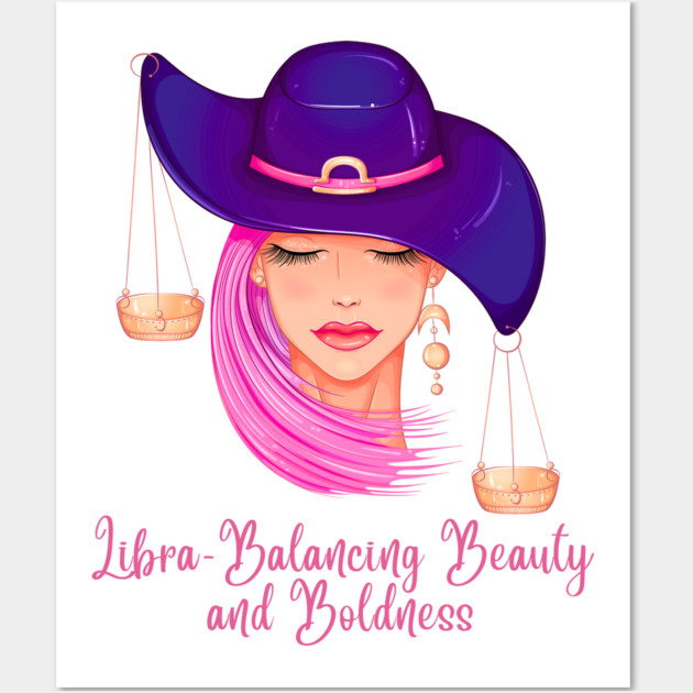 Libra Birth Sign Wall Art by BirdsnStuff