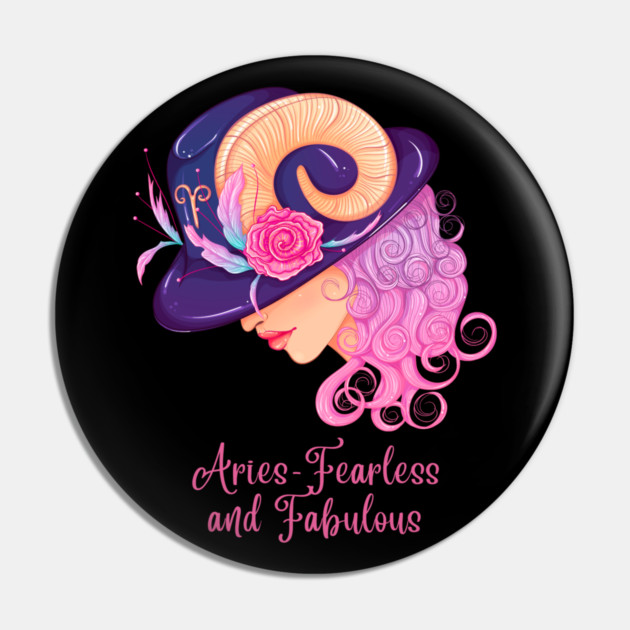 Aries Birth Sign Pin by BirdsnStuff