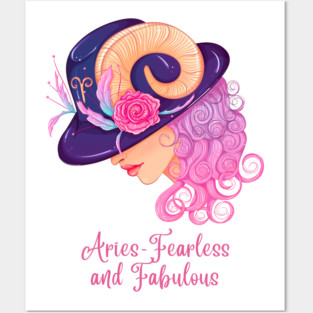 Aries Birth Sign Posters and Art