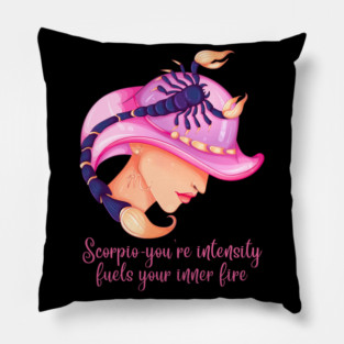 Scorpio Birth Sign Pillow